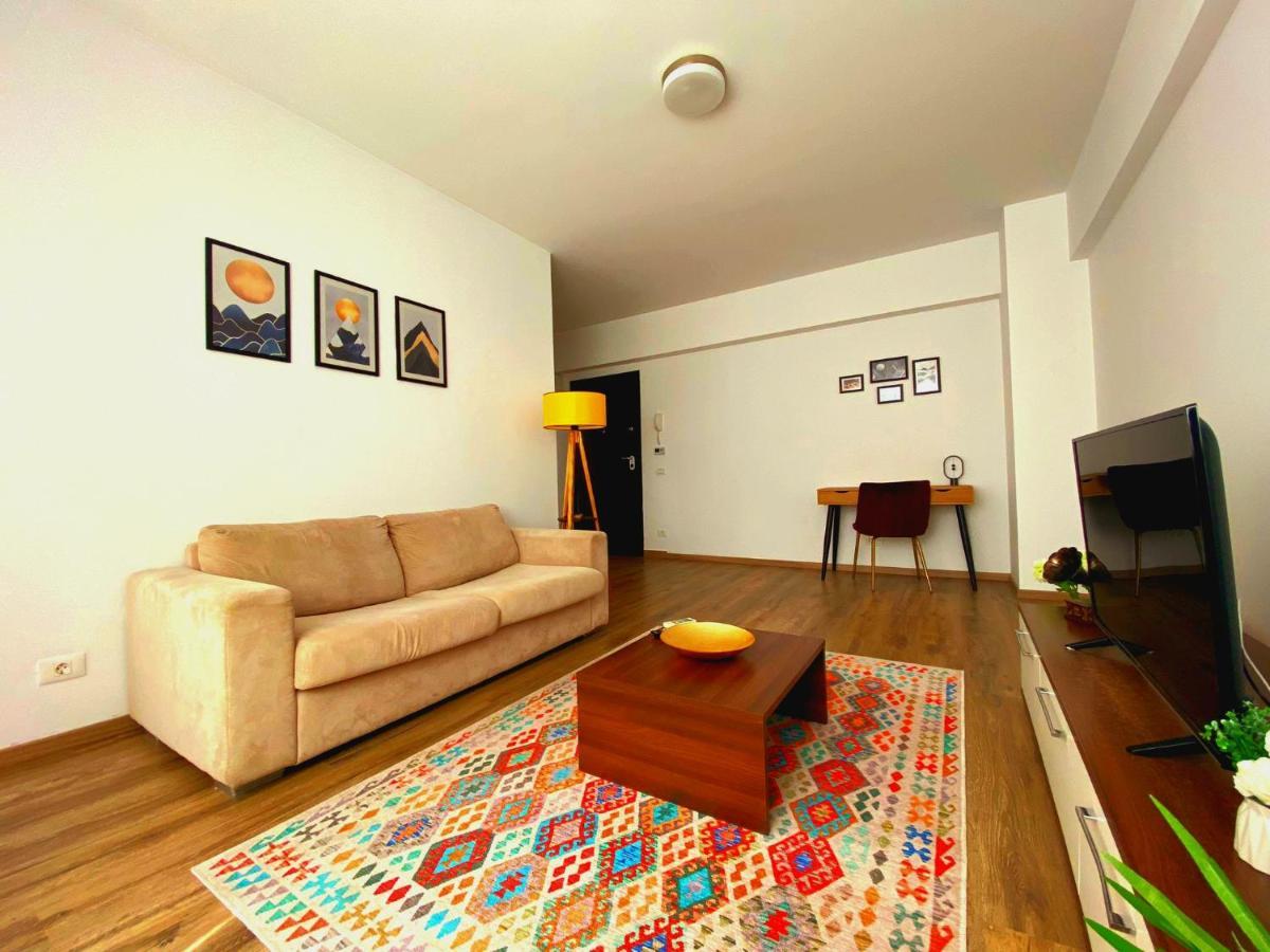 Bellagio - Cozy Apartment With Free Gym ブカレスト エクステリア 写真